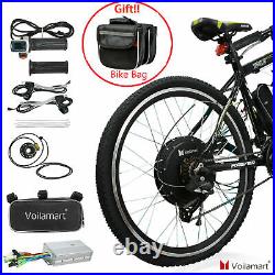 1000W 26Electric Bicycle Rear Wheel Ebike Cycling Hub Motor Conversion Kit +Bag