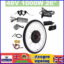 1000W 26 48V Rear Wheel Electric Bicycle Motor Conversion Kit E Bike Cycling
