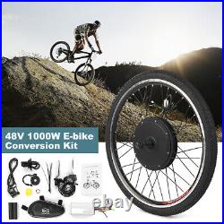 1000W 26 Electric Bicycle Motor Wheel Conversion Kit Bike Hub Rear Wheel N4E3