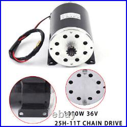 1000W 3000 RPM Brush Motor MY1020 Electric Motor For Scooter Quad Go-Kart E-Bike