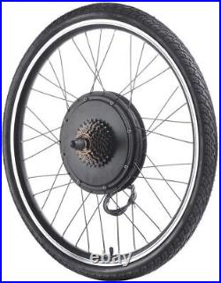 1000W 48V Electric Bicycle Motor Conversion Kit Bike RR FR Cycling Hub Wheel