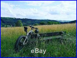1000W 48V White Fat Tire Electric Bike eBike Hydraulic Brakes Mountain Bike
