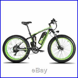 1000W Bicycle Fat Tire Mountain Electric Bike Throttle Assist Snow Ebike XF800