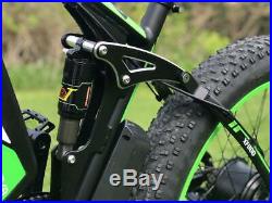 1000W Bicycle Fat Tire Mountain Electric Bike Throttle Assist Snow Ebike XF800