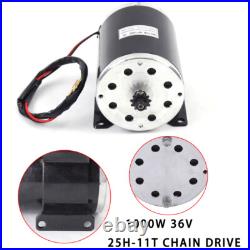 1000W Brush Motor MY1020 Electric Motor For Scooter Quad Go-Kart E-Bike 3000 RPM