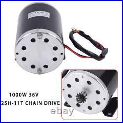 1000W Brush Motor MY1020 Electric Motor For Scooter Quad Go-Kart E-Bike 3000 RPM