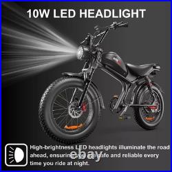 1000W Motor 48V20AH Motorcycle E-bicycle 204.0 Fat Tire Off-Road Electric Bike