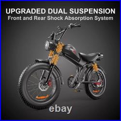 1000W Motor 48V20AH Motorcycle E-bicycle 204.0 Fat Tire Off-Road Electric Bike