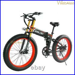 1000w Electric Bikes 48v 10Ah Fat 26 Inch Mountain Ebike Motor Bike Foldable