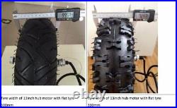 13 inch Electric Bicycle Hub Motor Wheel BLDC Motor For Scooter Wheelbarrow