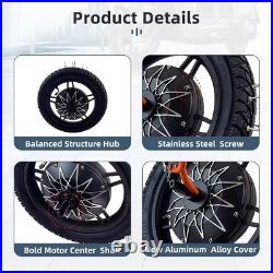 14 inch 36V-72V 1500W-5000W Electric Bicycle Motor For Hub Brushless Scooter