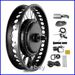 1500W 26 /20 4.0inch Electric Bicycle Motor Conversion Kit Rear Wheel q R4T6