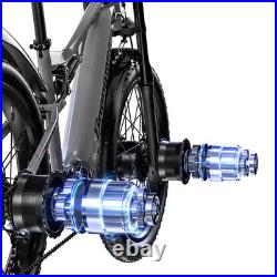 2000VV Dual Motor 26 Fat Tyre Electric Mountain Bike 48V 17.5Ah E-Bike UK Stock