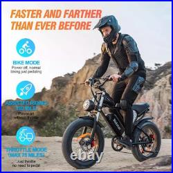 2000 Dual Motor 52V 40AH Electric Bicycle 20 inch Fat Tire Mountain E-Motobike