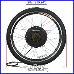 201000W Electric Bicycle Rear Wheel Conversion Kit Speed Hub Motor LCD Meter