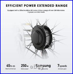 2025 PIXAR Cruiser Electric Bike 36V 10.4Ah 250W Motor Compliant 25km/h 120km