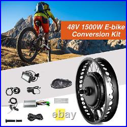 20/26 1500W Electric Bicycle Motor Conversion Kit E Bike Rear Wheel Hub D V3T1