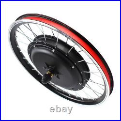 20 E-Bike Front Wheel Electric Bicycle Motor Hub Wheel Conversion Kit 48V 1kW