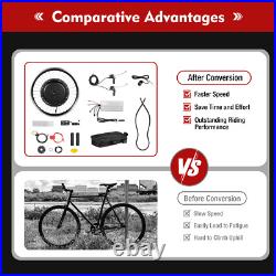 20 Electric Bicycle E-bike Front Wheel Conversion Kit 48V Motor Hub DIY NEW UK 20 Electric Bicycle E-bike Front Wheel Conversion Kit 48V Motor Hub DIY NEW UK