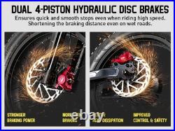 20'' Electric Motorbike 60V 30Ah E-BIke Hydraulic Brakes Off-Road Mountain Bike