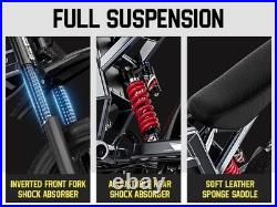 20'' Electric Motorbike 60V 30Ah E-BIke Hydraulic Brakes Off-Road Mountain Bike