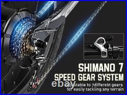 20'' Electric Motorbike 60V 30Ah E-BIke Hydraulic Brakes Off-Road Mountain Bike