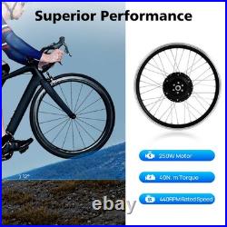 20 In Electric Bicycle Bike Conversion Kits E-bike Brush Motor Front Wheel 1000w