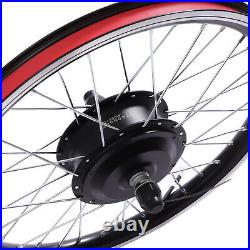 20 Inch 350w Electric Bicycle Front Wheel Motor Kit E-bike Hub Conversion Kit