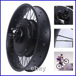 20 Inch 48V E-bike Conversion Kit Rear Wheel Electric Bicycle Hub Motor Set NEW