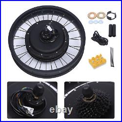 20 Inch 48V E-bike Conversion Kit Rear Wheel Electric Bicycle Hub Motor Set NEW