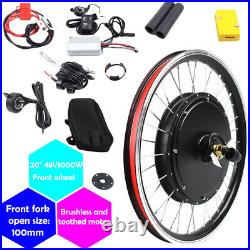 20 Inch Electric Bicycle E-Bike Front Wheel Hub Motor Conversion Kit 48V 1000W