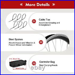 20 Inch Electric Bicycle Front Wheel Hub Motor E-Bike Conversion Kit 48V 1KW 20 Inch Electric Bicycle Front Wheel Hub Motor E-Bike Conversion Kit 48V 1KW
