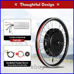 20 Inch Electric Bicycle Front Wheel Hub Motor E-Bike Conversion Kit 48V 1KW