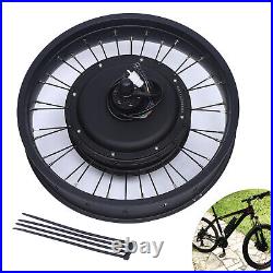 20 Inch Electric Bicycle Rear Wheel Hub Motor E-Bike Conversion Sets 48V 1000W
