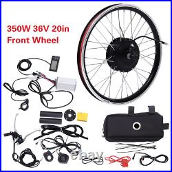 20 Inch Front Wheel Electric Bicycle Motor Hub Conversion LCD Kit 36V 350W 20 Inch Front Wheel Electric Bicycle Motor Hub Conversion LCD Kit 36V 350W