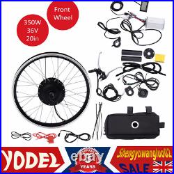 20 Inch Front Wheel Electric Bicycle Motor Hub Conversion LCD Kit 36V 350W New 20 Inch Front Wheel Electric Bicycle Motor Hub Conversion LCD Kit 36V 350W New