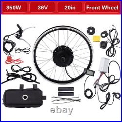 20 Inch Front Wheel Electric Bicycle Motor Hub Conversion LCD Kit 36V 350W New 20 Inch Front Wheel Electric Bicycle Motor Hub Conversion LCD Kit 36V 350W New
