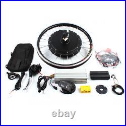 20 LED Front Wheel Motor Hub Electric Bicycle E-Bike Conversion Kit 48V 1000W
