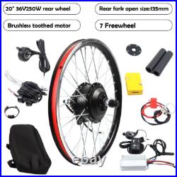 20'' inch 36V 250W Electric Bicycle E bike Rear Wheel Hub Motor Conversion Kit 20'' inch 36V 250W Electric Bicycle E bike Rear Wheel Hub Motor Conversion Kit