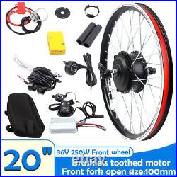 20 inch Front Wheel Electric Bicycle Motor Conversion Kit 36V 250 E Bike Parts