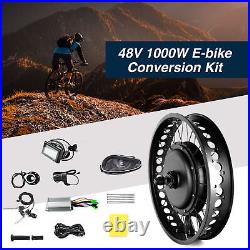 20inch 1000W Electric Bicycle Motor Conversion Kit E Bike Rear Fat Tyre a N5L3