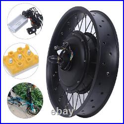 20inch 48V E-bike Conversion Kit Rear Wheel Electric Bicycle Hub Motor Set New