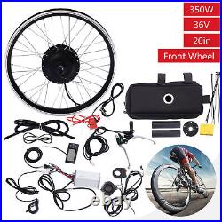 20inch Front Wheel Electric Bicycle Hub Motor Conversion Kit 350W 36V E Bike UK