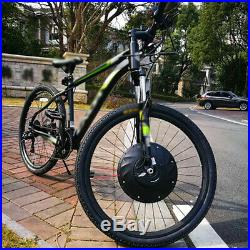 240W 26 Electric Bike Motor Conversion Kit E Bicycle Front Wheel Power Cycling