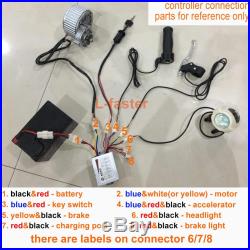 24V 250W Electric Motorized E-Bike Bicycle Conversion Kit SIDE-MOUNTED Bicycle