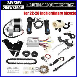 24V/36V 250With350W Electric Bike Conversion Kit Motor Controller For 22-28'' Bike