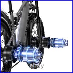 26Fat Tire Electric Bike 48V 17.5Ah Dual Motor Mountain E-Bike Hydraulic Brakes