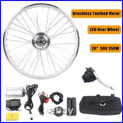 26Inch 36V Electric Bicycle Motor Conversion Kit E-Bike Rear Wheel Motor Hub NEW