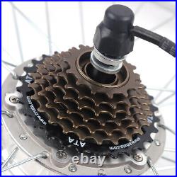 26Inch 36V Electric Bicycle Motor Conversion Kit E-Bike Rear Wheel Motor Hub NEW