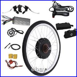 26Inch Electric Bicycle Conversion Kit DIY E-Bike Rear Wheel Hub Motor 48V 1000W